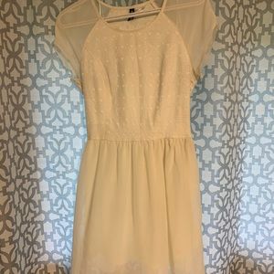 Off white H&M dress